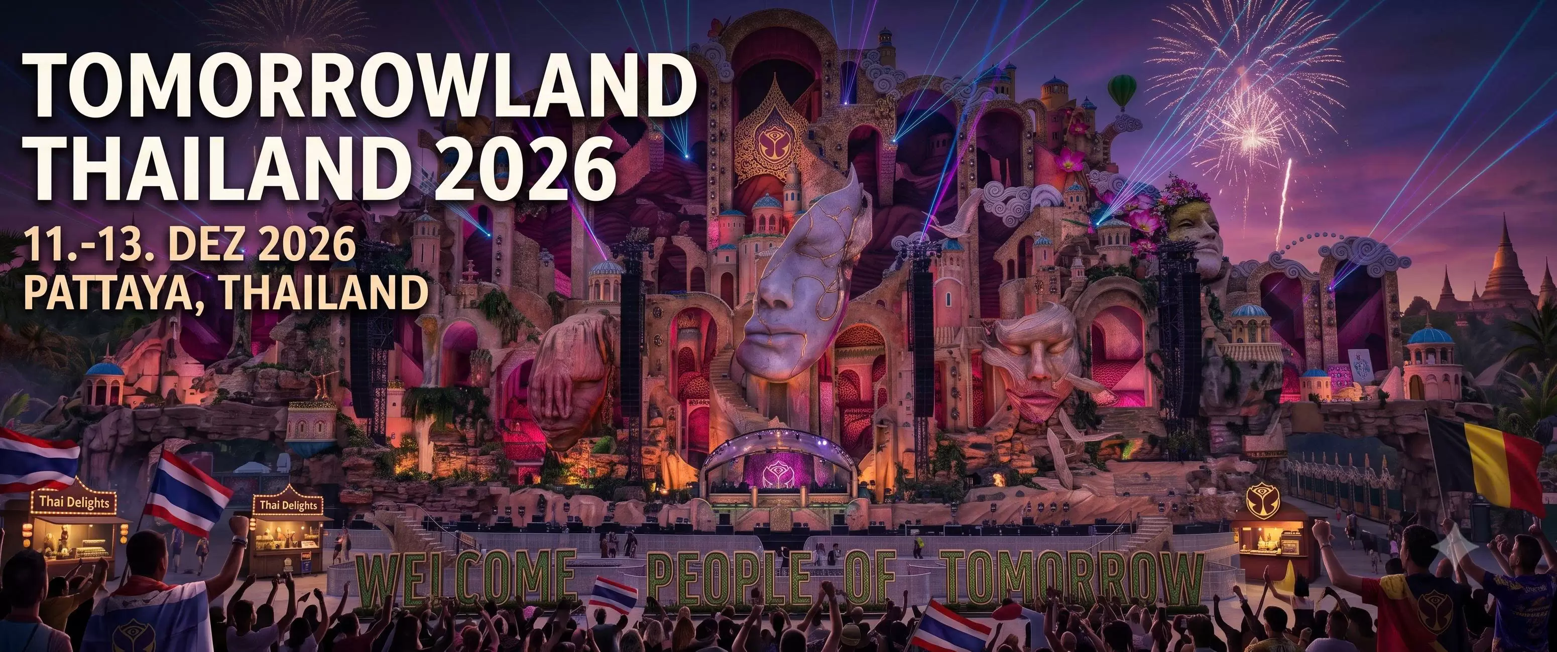 Tomorrowland Thailand 2026: Europas Kultfestival erstmals in Asien
